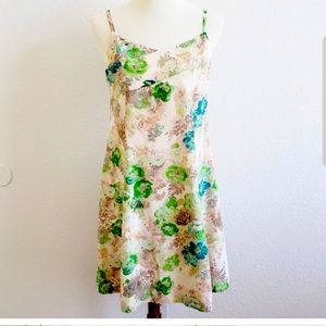 HD in Paris Anthro Silk Floral Slip Dress 6